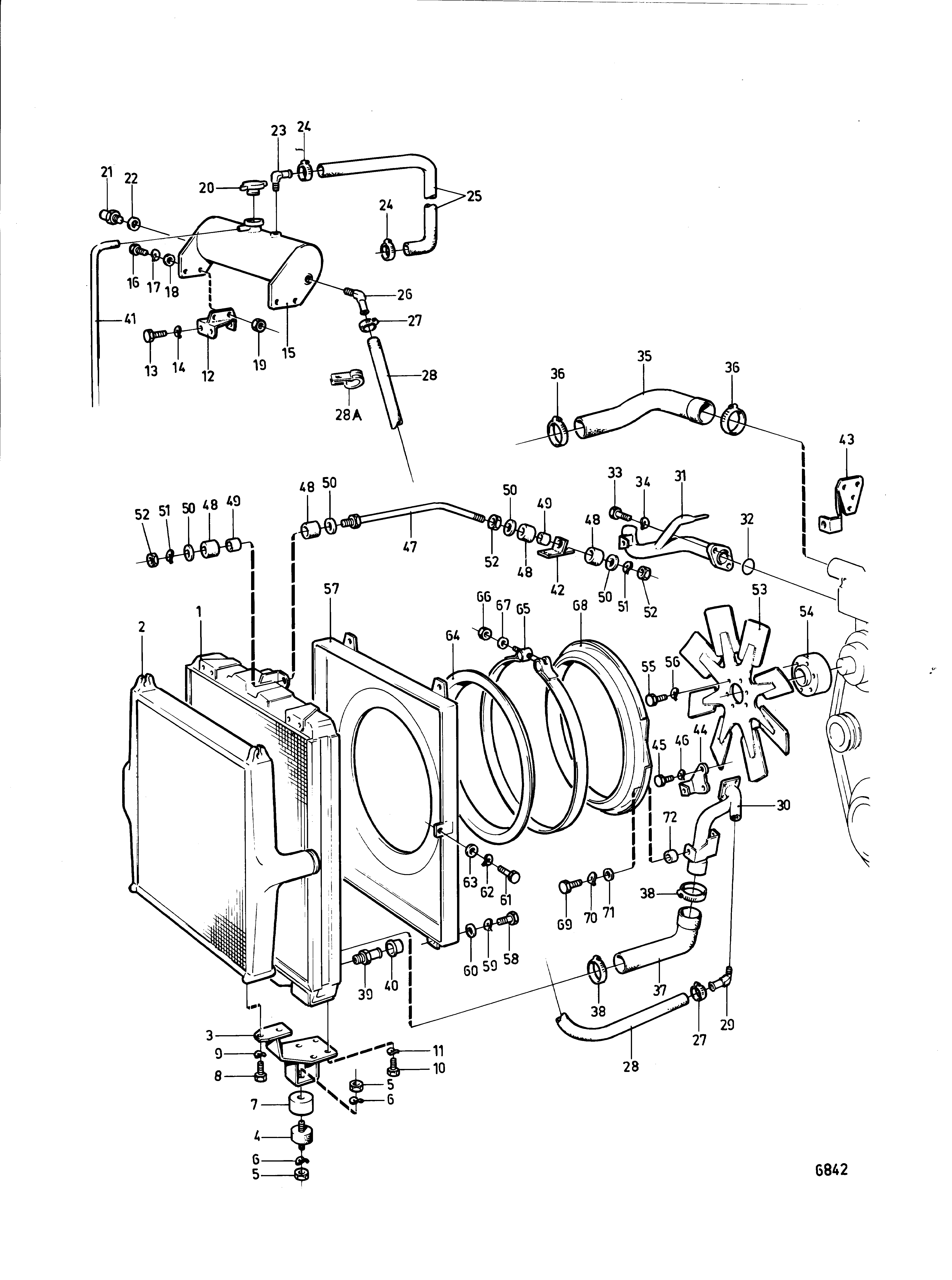 4091x5500 Radiator And Fan With Installation Components Tid120h Pp