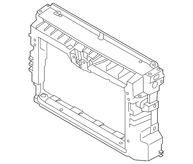 640x545 Radiator Support