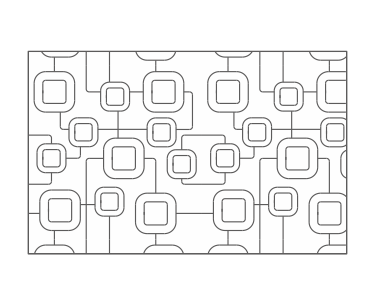 375x300 Stylish Removable Radiator Cover In Modern Sticks Design