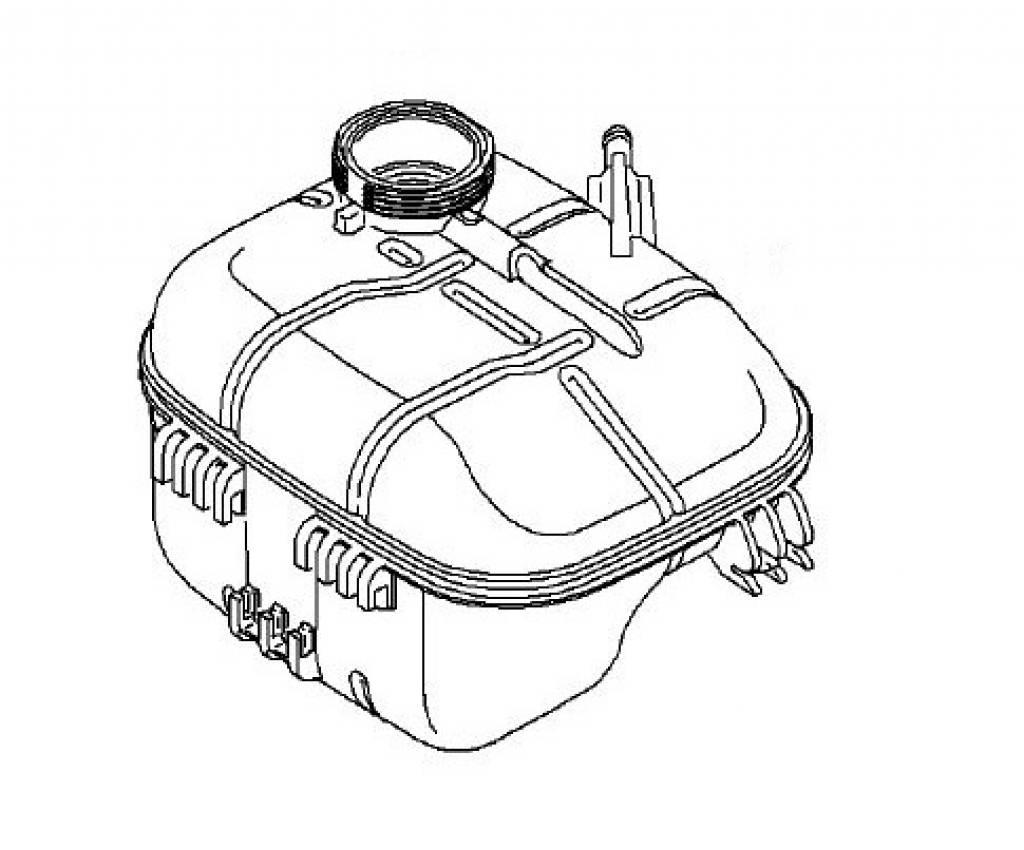 1024x850 Tank Radiator Header Opel Astra H