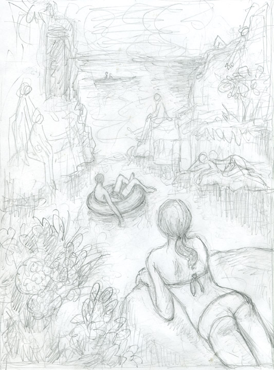 533x721 Little Hokum Rag My Drawings For Rose Quarry And Basker's Cove