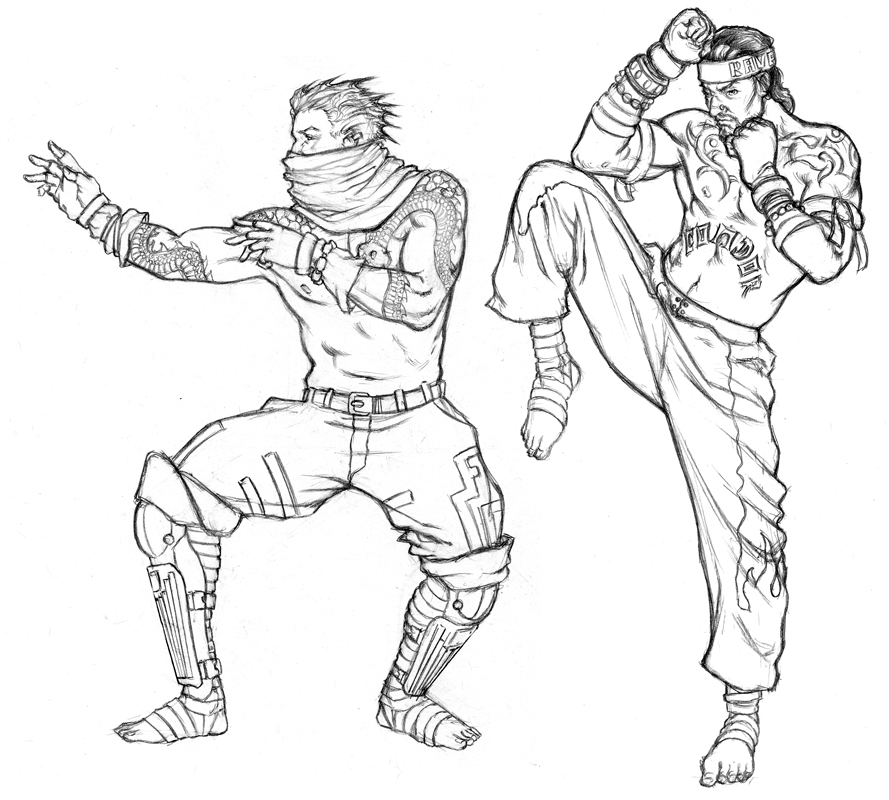 889x800 Streets Of Rage Sketches Part. 1 The Art Of Chris Martinetti
