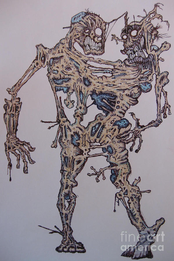 600x900 Rage And Regret Drawing By Ryan Mason