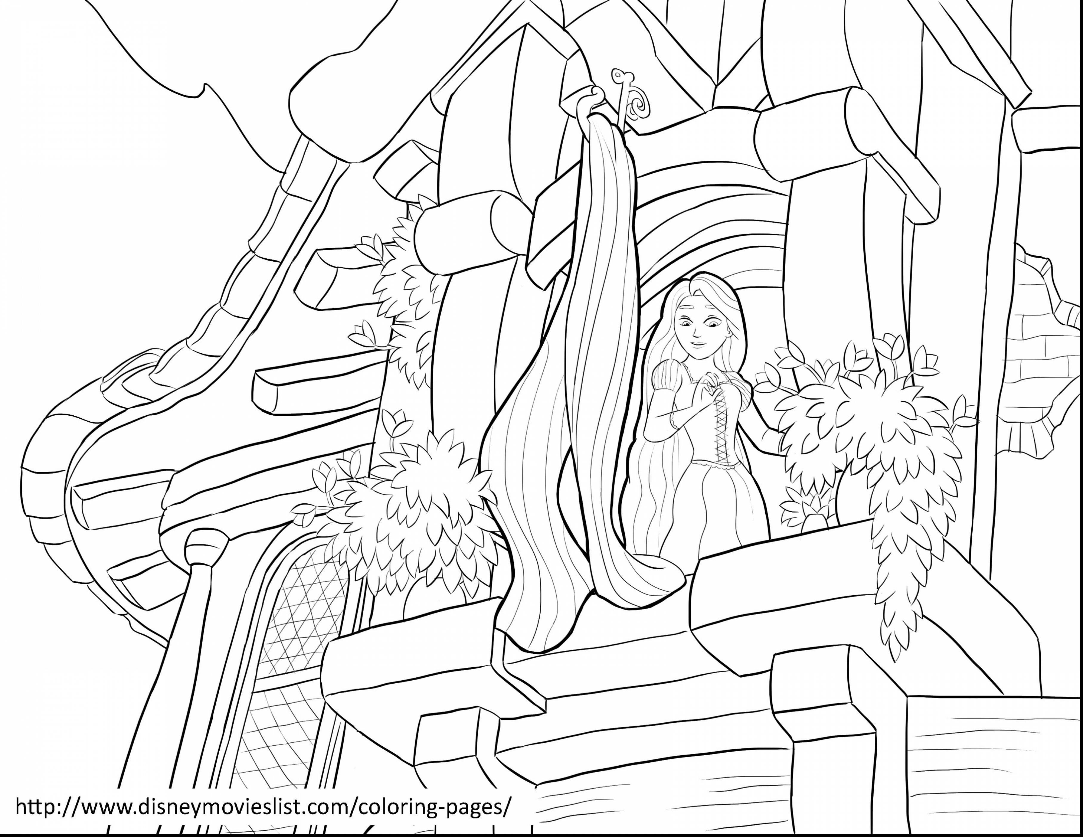 3630x2805 New Disney Princess Rapunzel In Tower Coloring Pages Design