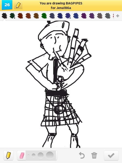 500x667 Bagpipes Drawings