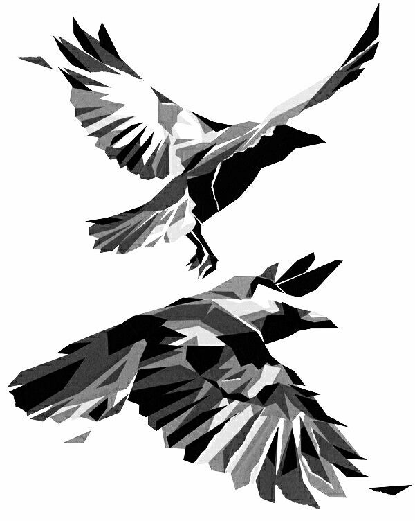 600x752 Pin By On Tattoo, Ravens