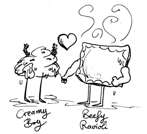 500x454 Beefy Ravioli Tumblr