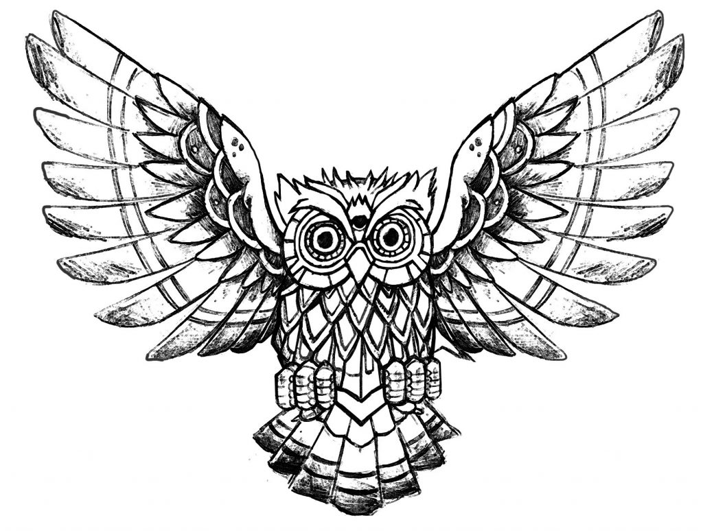 1024x774 Coloring Pages Owl Save Free Printable Coloring Picture Kids