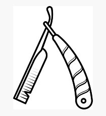 210x230 Razor Drawing Wall Art Redbubble