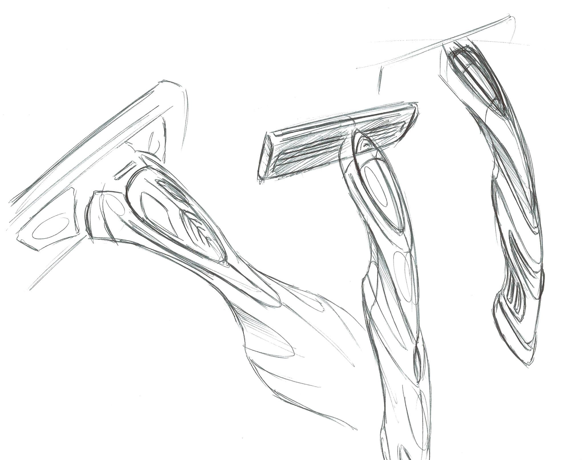 2048x1612 Razor Sketches Sketchbook Sketches, Product Design