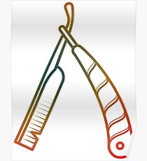 210x230 Razor Blade Drawing Posters Redbubble