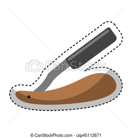 450x470 Razor Blade Isolated Icon Vector Illustration Design Vectors
