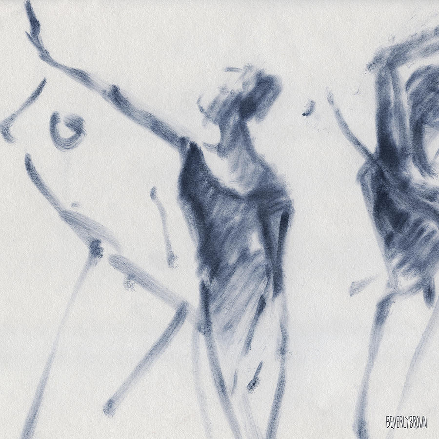 900x900 Ballet Sketch Arm Reaching Out Drawing By Beverly Brown Prints