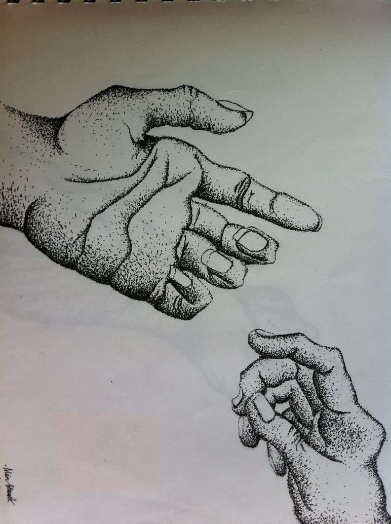 772x1034 Reaching Hands By Alinicole S