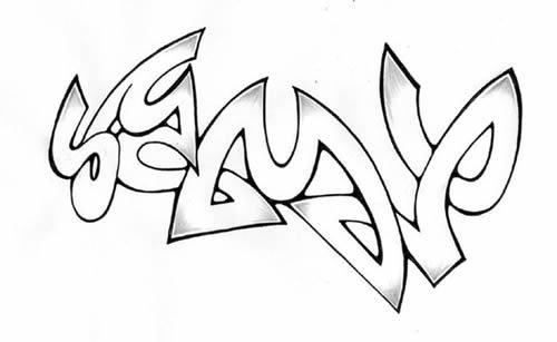 500x307 New Stylish Graffiti Graffiti Outlines
