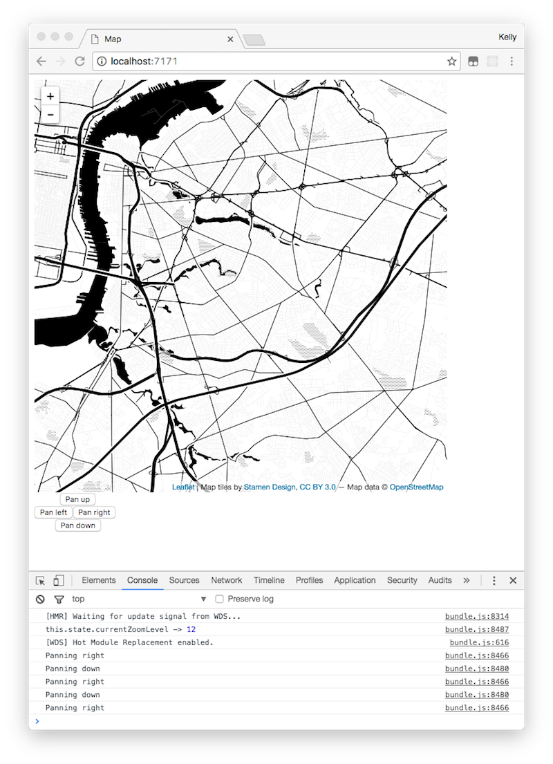 800x1105 React Leaflet Pan By Buttons Clicked