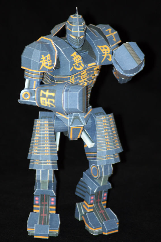 567x851 Real Steel Paper Model Noisy Boy Hard 01 By Thunderchildftc