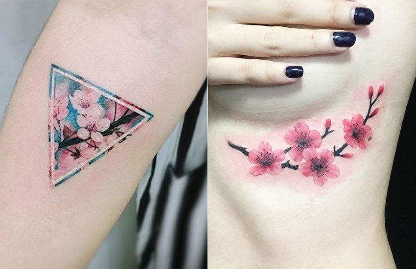850x550 Cherry Blossom Tattoo Meaning, Designs, Ideas And Much More!