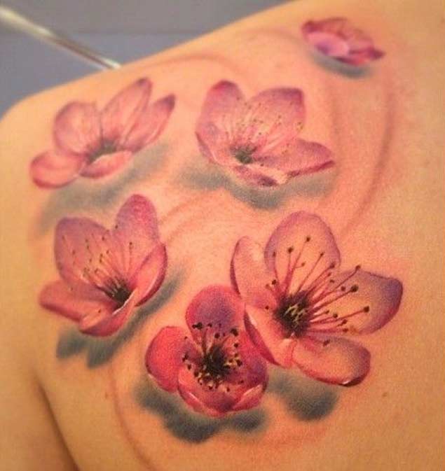 635x673 The 50 Best Cherry Blossom Tattoos Ever Inked