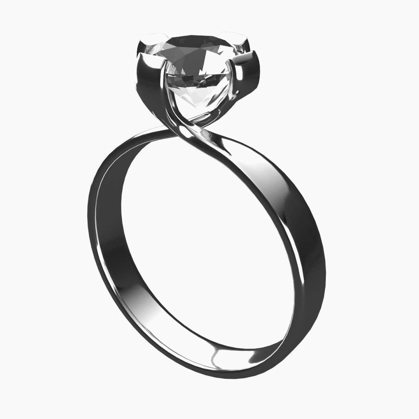 1440x1440 Luxury Draw Diamond Ring
