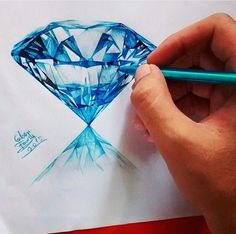 236x234 Realistic Diamond Drawing By @ Parvaaz Check Out Our Other Page