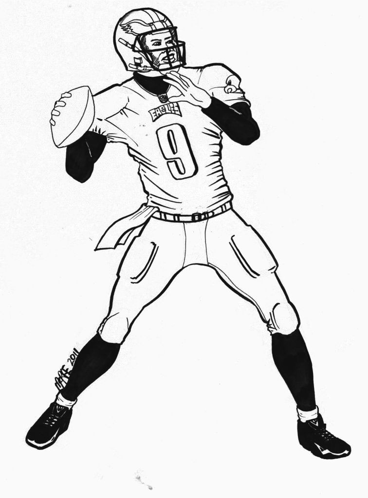 756x1024 Nfl Logo Coloring Pages Kcentar Unbelievable Football Players