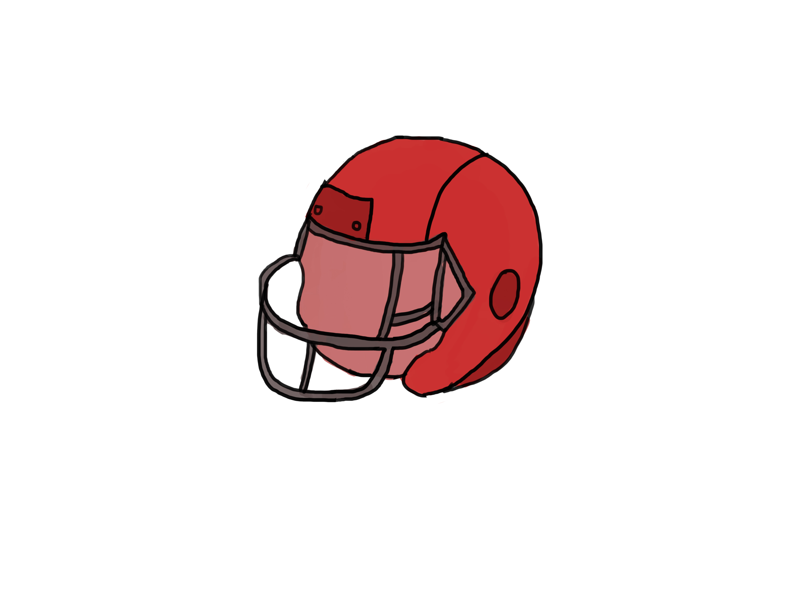 3200x2400 How To Draw A Football Helmet