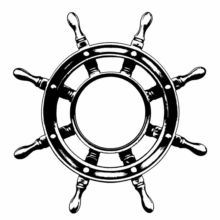 736x736 Collection Of Pirate Ship Wheel Drawing High Quality, Free