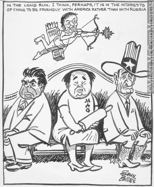 317x385 M965.199.6771 The Cupid Of The New Reality. Drawing, Cartoon