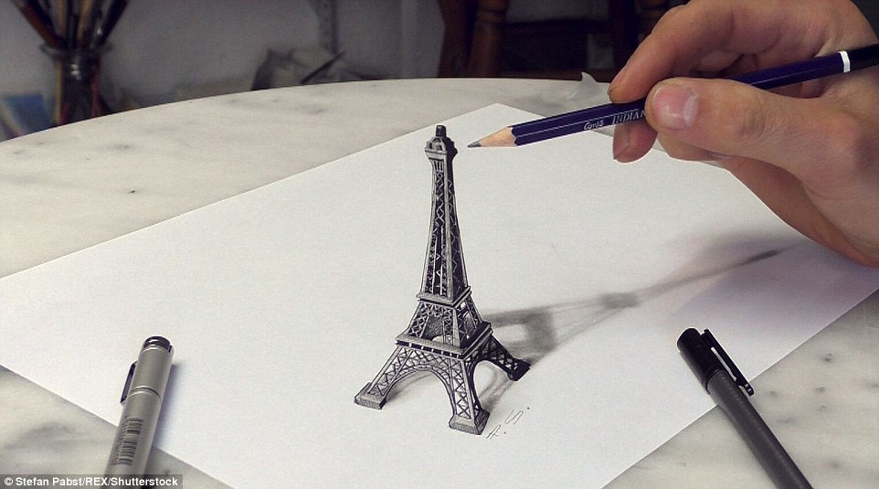 962x535 The Drawings That Jump Off The Page! German Artist's Eye Popping