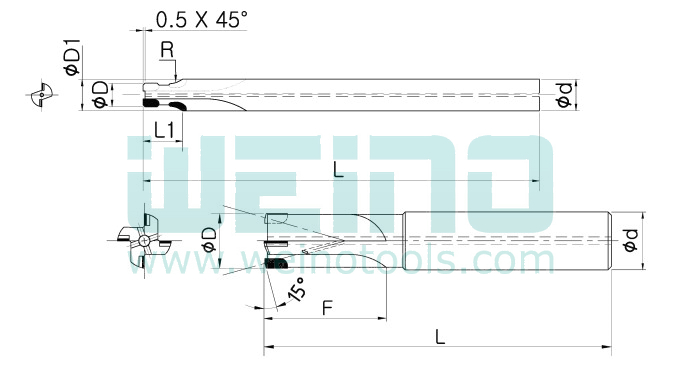 Reamer Drawing at GetDrawings | Free download