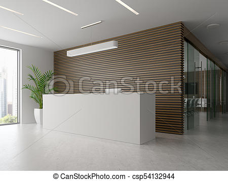 450x357 Interior Of Reception And Meeting Room 3d Illustration . Drawing