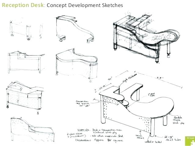 638x479 Furniture Design Sketches Furniture Design Sketches Reception Desk