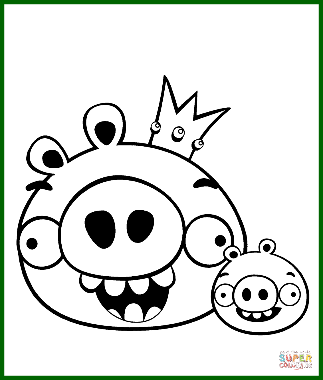 1132x1330 Stunning King Pig Is Sleeping Coloring Page Printable Pics