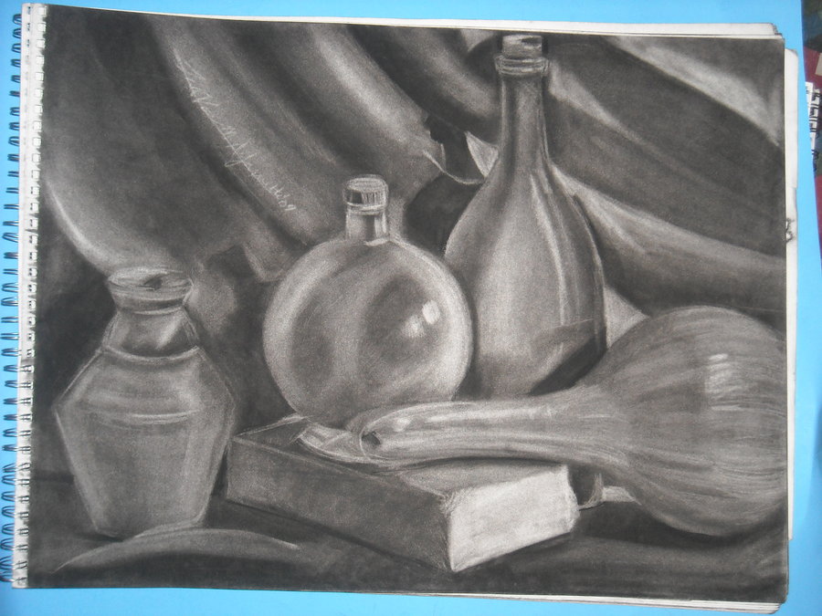 900x675 Still Life Reduction Drawing By Diego1217