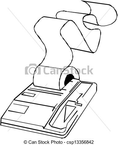 383x470 Mobile Cash Register Eps Vector