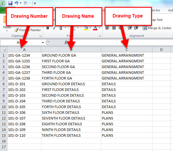 607x528 Autodesk Revit, Dynamo And Microsoft Excel For Drawing Sheet