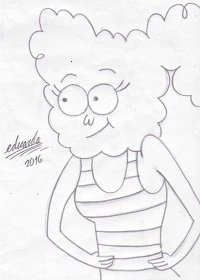 400x559 Cj Regular Show By Eduard96