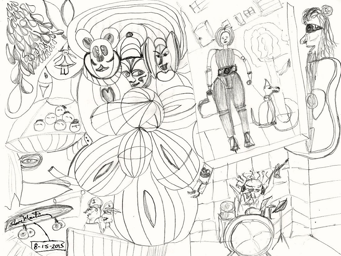 1100x826 Sold A Relatively Quick Doodle Sketch Drawing Daydream