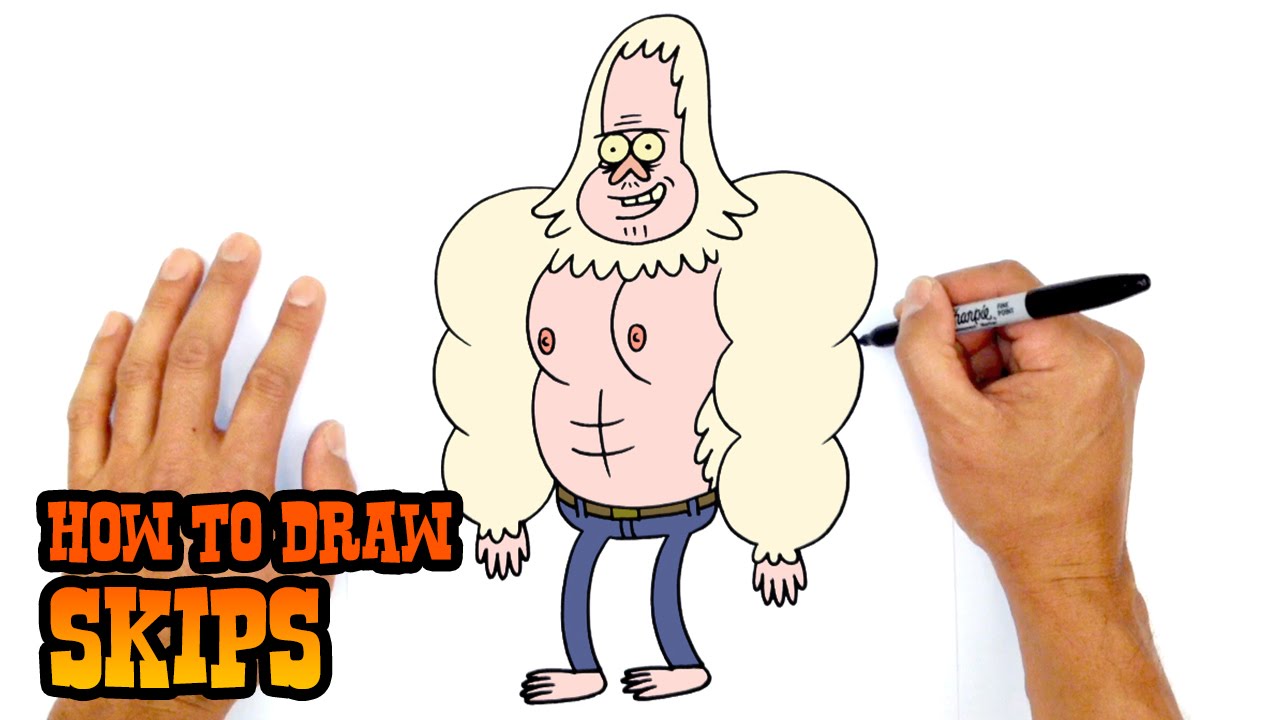 1280x720 How To Draw Skips Regular Show