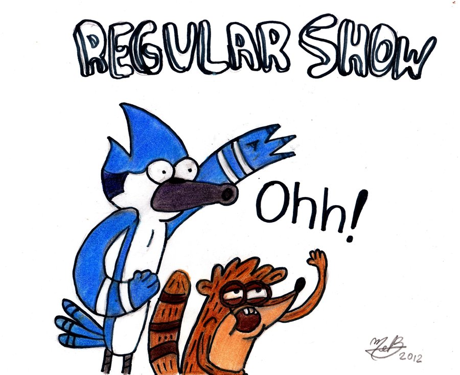 900x733 Regular Show!! Colored By Melaniebrown