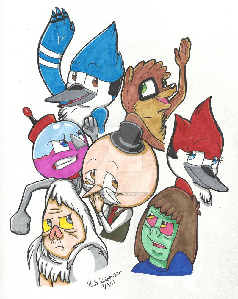 800x1005 The Eyes Of Regular Show + By Dynamo Deepblue