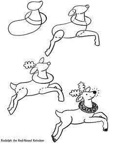 236x295 How To Draw Cartoon Santa Claus And Reindeer Easy Step By Step