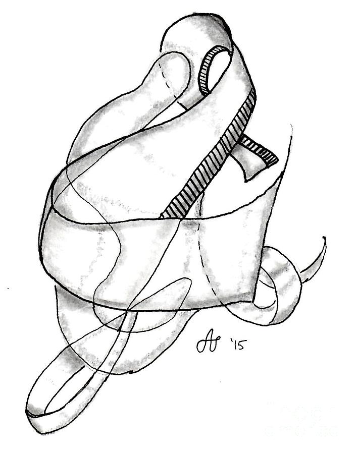 709x900 The Relationship Between Drawing By Dale Arends