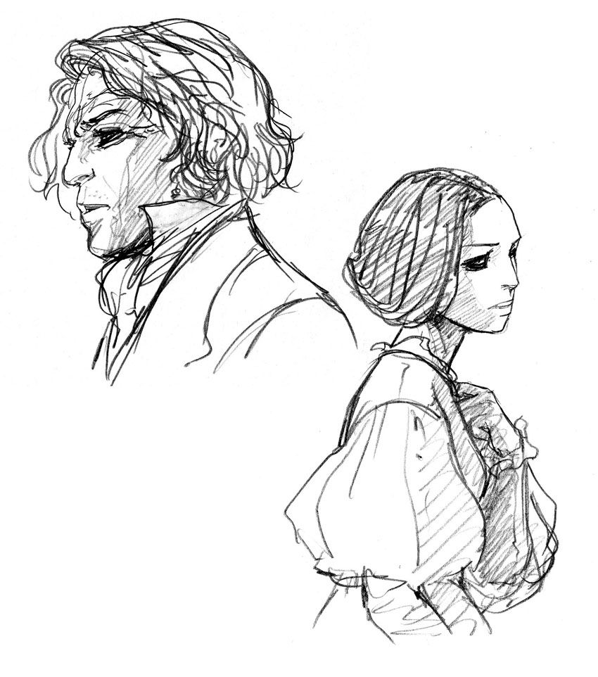 850x962 Jane Eyre One More By Christellepecout Traditional Art Drawings