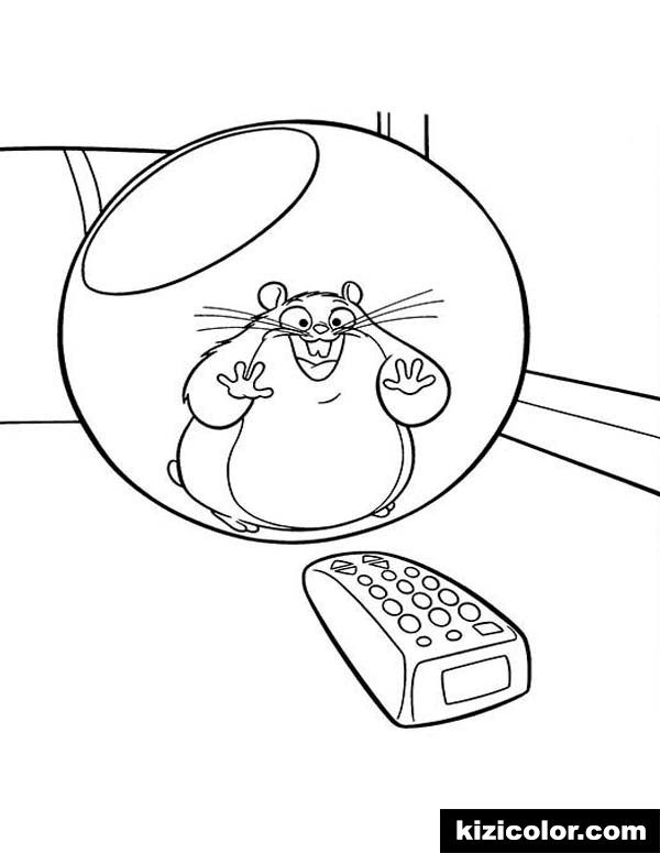 600x775 Remote Control Coloring Page Bolt Friend Rhino Found Remote