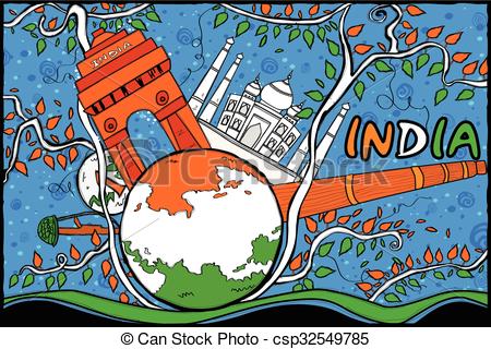 450x320 Easy To Edit Vector Illustration Of Indian Republic Day