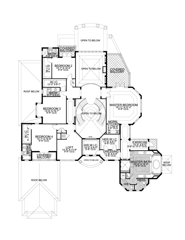 625x809 Luxury Plan 7,502 Square Feet, 7 Bedrooms, 7.5 Bathrooms