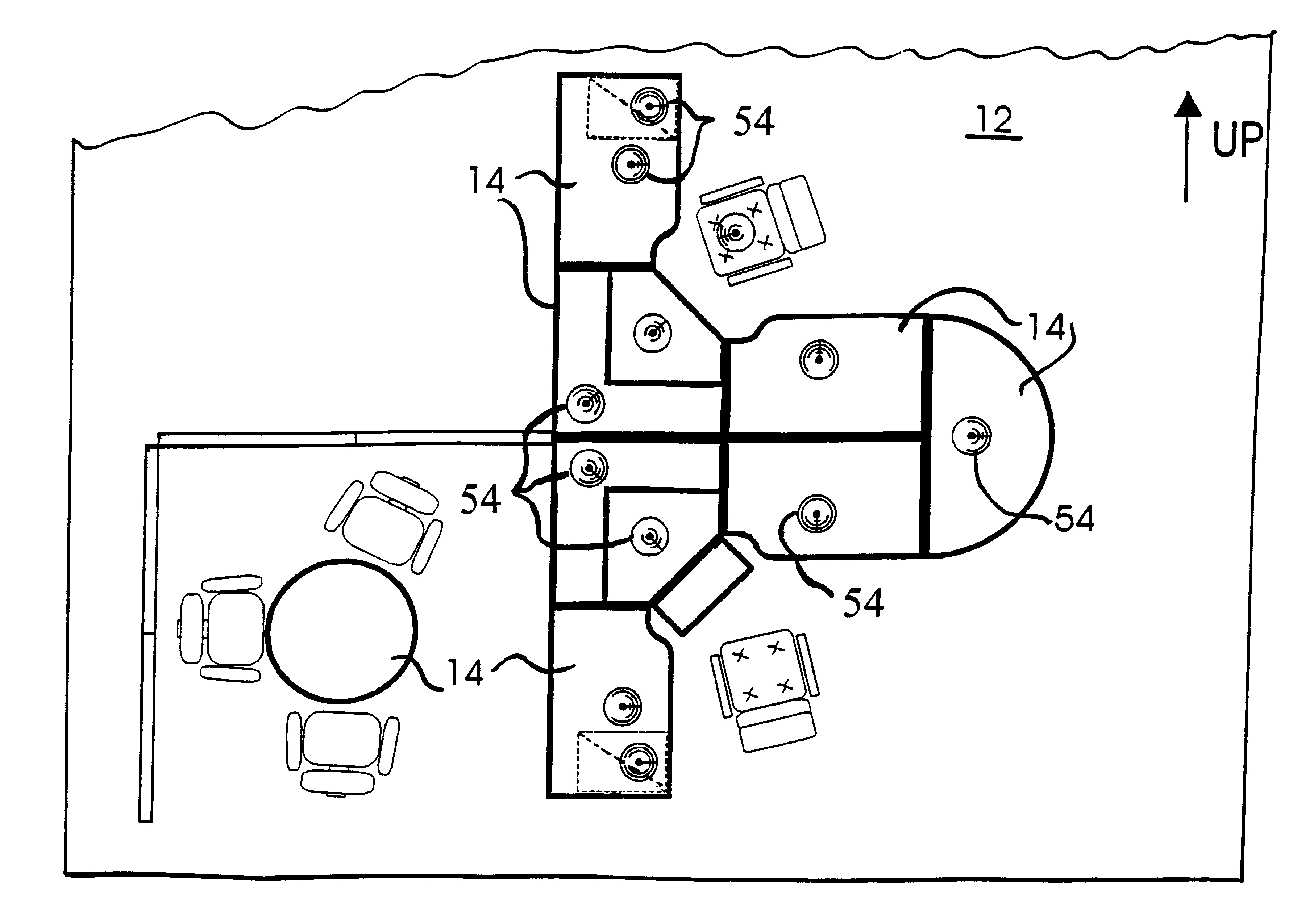 3557x2551 Collection Of Modern Drawing Office Layout Plan High Quality