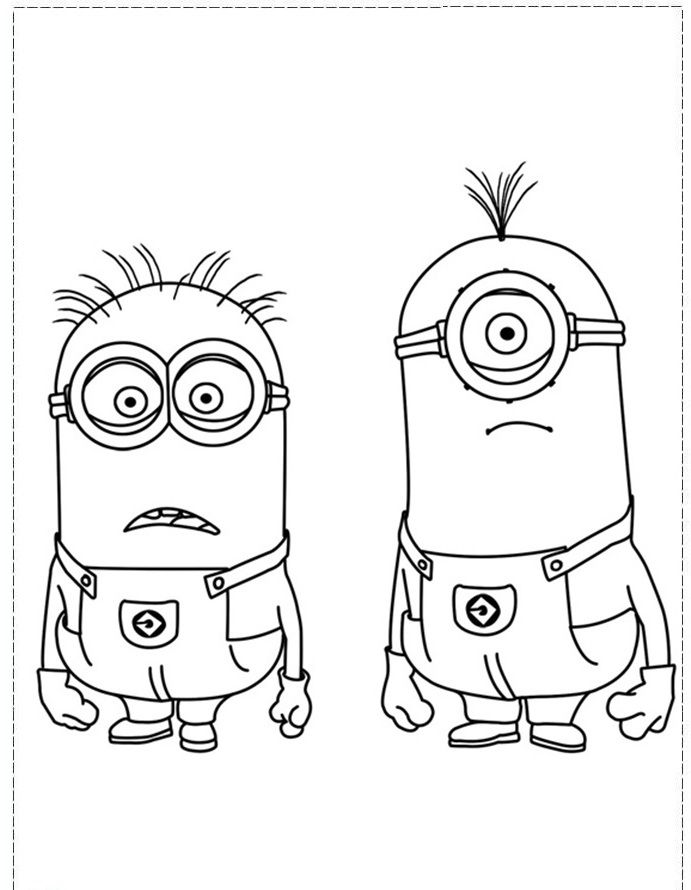 691x890 Minions Coloring Printables Download Minion Coloring Pages